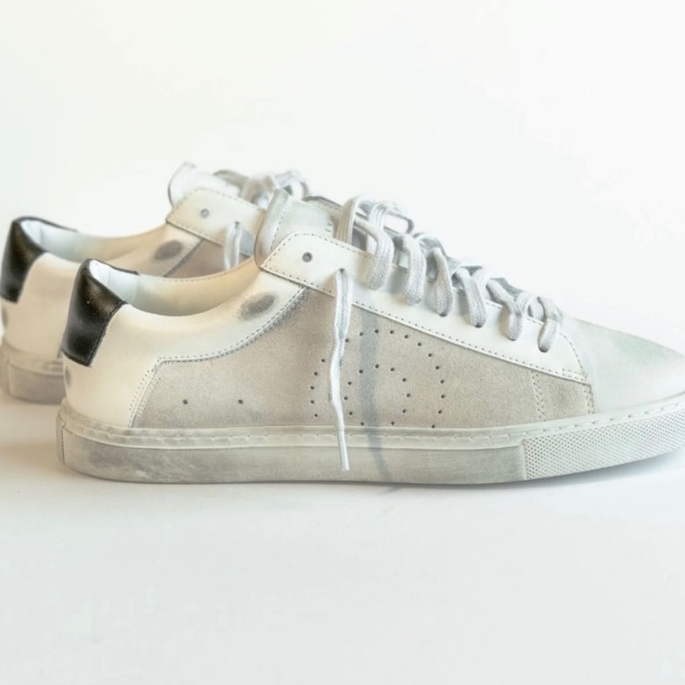 Oliver Cabell Low 1 Distressed Sea Salt sneakers